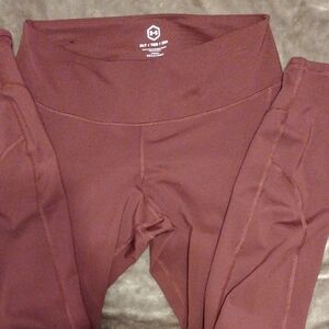 Under Armour Maroon Performance Leggings